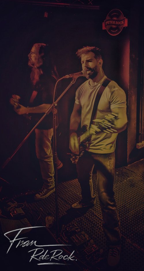 Nico Galindo, con Agustín Martinez